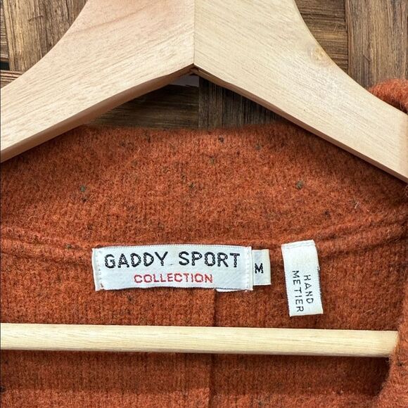 Vintage Gaddy SportWomen's Orange Wool Hand Metier Jacket - Picture 3 of 6